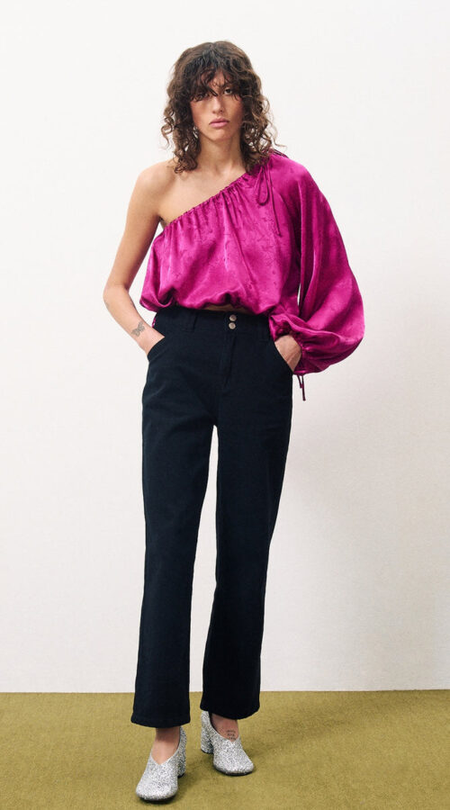 Frnch Colly Purple Top