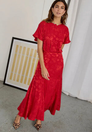 Never Fully Dressed Red Kissed Erin Dress - Image 4