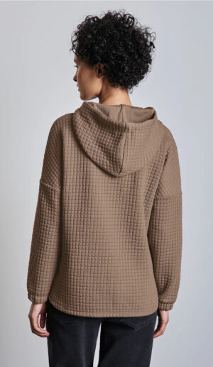 Street One Structured Shirt with Hood - Honey Sand - Image 2