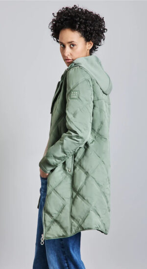 Street One Jacket with removable hood mint green - Image 3