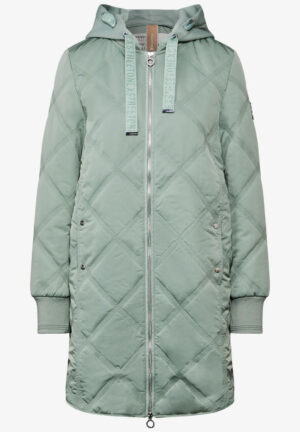 Street One Jacket with removable hood mint green - Image 4