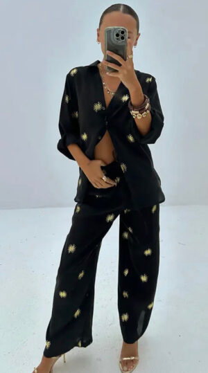 Never Fully Dressed Gold Sun Elissa Trouser