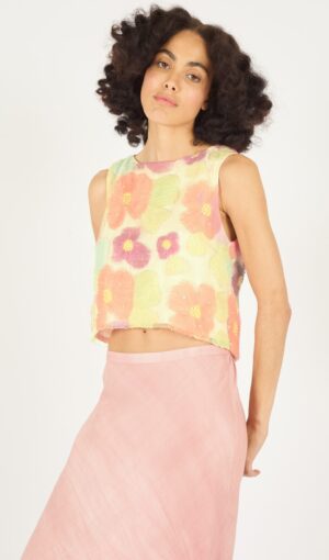 Traffic People Sequin Pink Evie Top