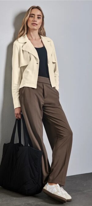 Street One Short Structured Trench - Soft beige - Image 3