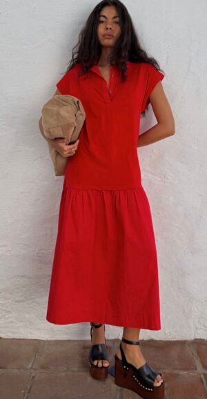 Never Fully Dressed Red Darcy Dress - Image 4