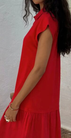 Never Fully Dressed Red Darcy Dress - Image 5