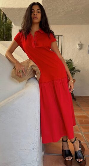Never Fully Dressed Red Darcy Dress