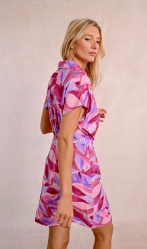 Molly Bracken Pink Poema Dress - Image 4