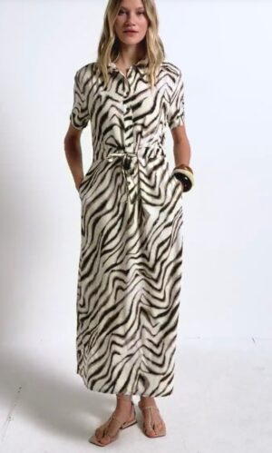 Street One Patterned Blouse Dress