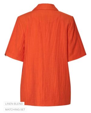 YAS Staw Blazer - cherry tomato - Image 3