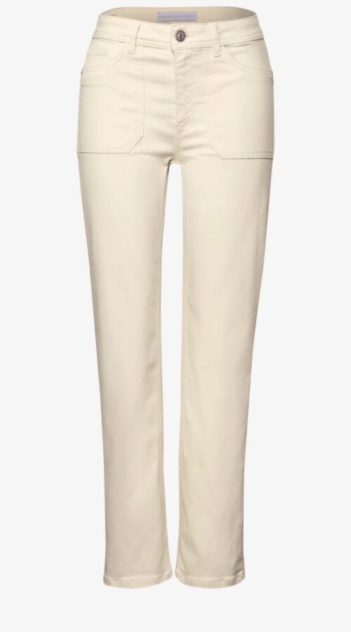 Street One Straight Leg Ecru