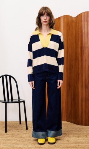 FRNCH Suki Midnight Blue Jean