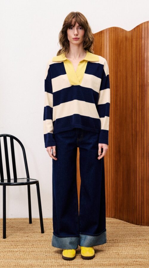 FRNCH Suki Midnight Blue Jean