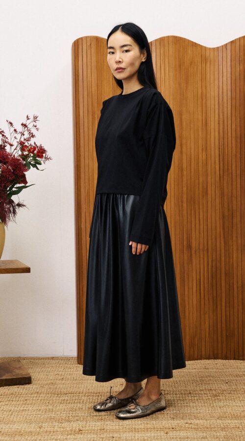 FRNCH Black Bourdin Skirt