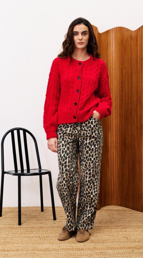 FRNCH Leopard Bobtail Jean