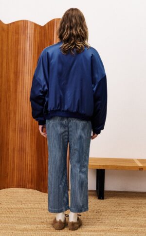 FRNCH Assam Navy Blue Bomber - Image 2