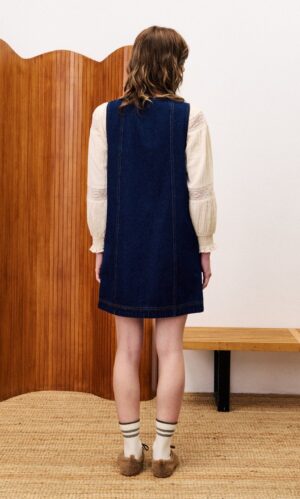 FRNCH NALA Midnight Blue Dress - Image 2