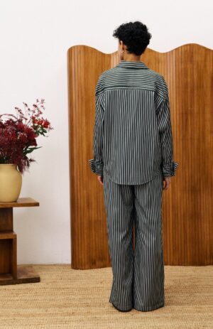 FRNCH Chester Moss Green Shirt - Image 2
