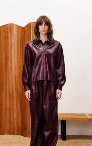 FRNCH Simone Bordeaux Shirt - Image 2