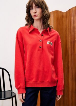 FRNCH Red Tulip Sweatshirt - Image 2