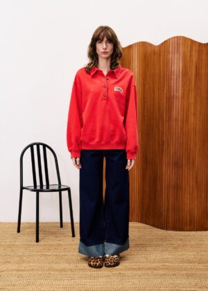 FRNCH Red Tulip Sweatshirt - Image 3