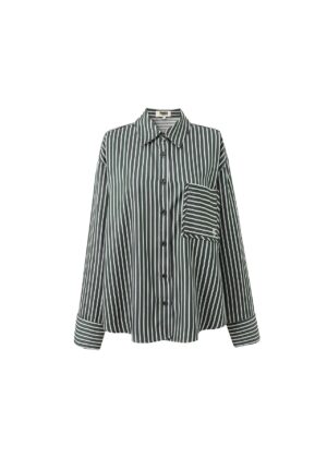 FRNCH Chester Moss Green Shirt - Image 3