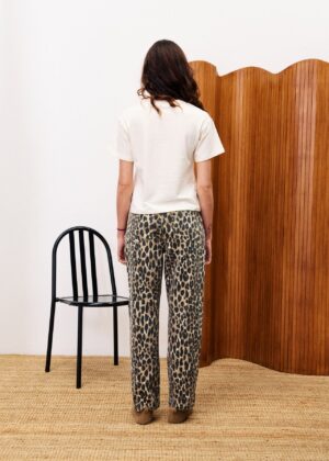 FRNCH Leopard Bobtail Jean - Image 3