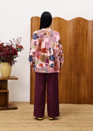 FRNCH Gerbera Salon Pink Shirt - Image 2