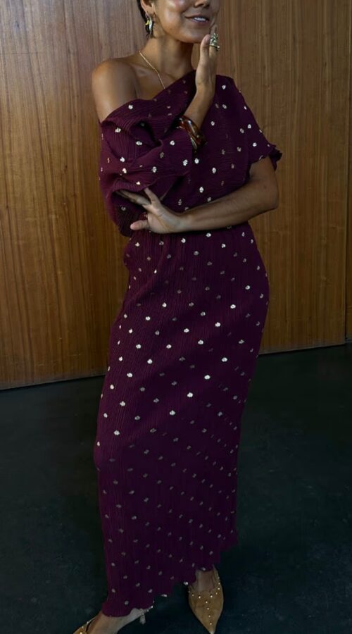 Never Fully Dressed Burgundy Tilly Dress