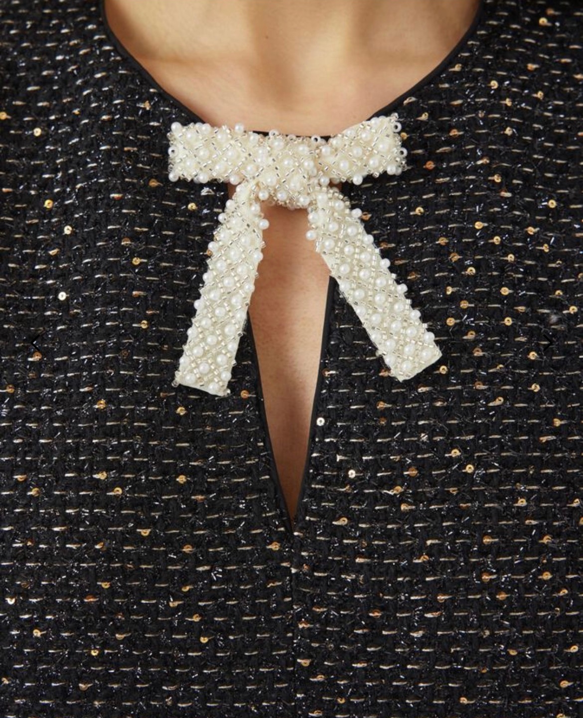 YAS Unida Tweed Mini Dress - Image 2