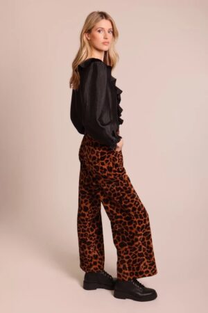 Traffic People LuLu Trousers - Brown - Image 2