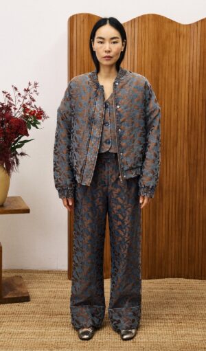 FRNCH Ice Brown Bowie Bomber - Image 4