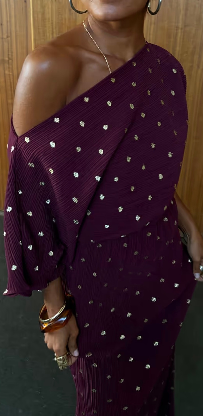 Never Fully Dressed Burgundy Tilly Dress - Image 4
