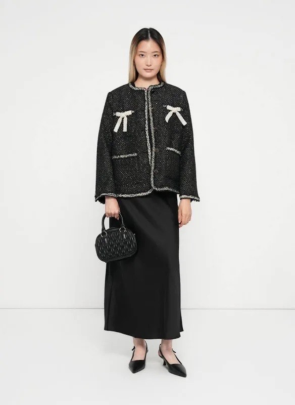 YAS Unida Tweed Jacket - Image 2