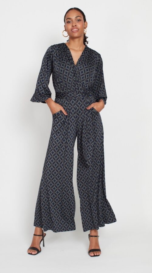 Onjenu Laurie Jumpsuit Geo Green