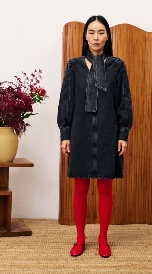 FRNH Black Hawthorn Dress