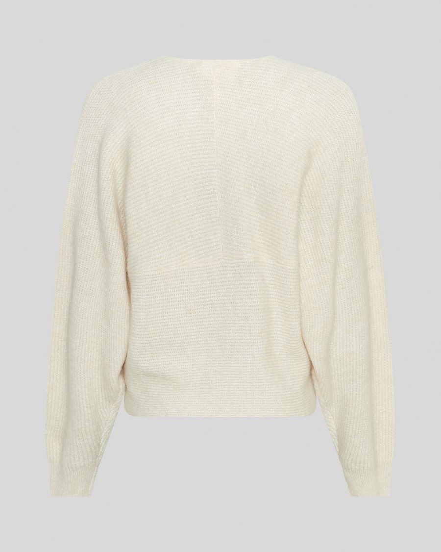 MSCH Zinelle Hope Wrap Pullover - Cream - Image 2