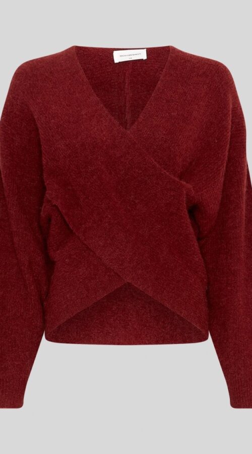 MSCH Zinelle Hope Wrap Pullover - Bordeaux