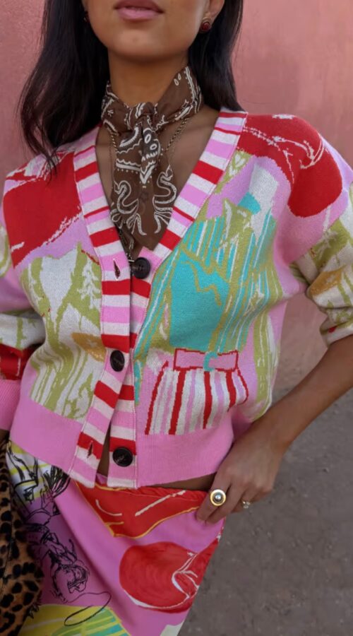 Never Fully Dressed Pink Dallas Cardigan