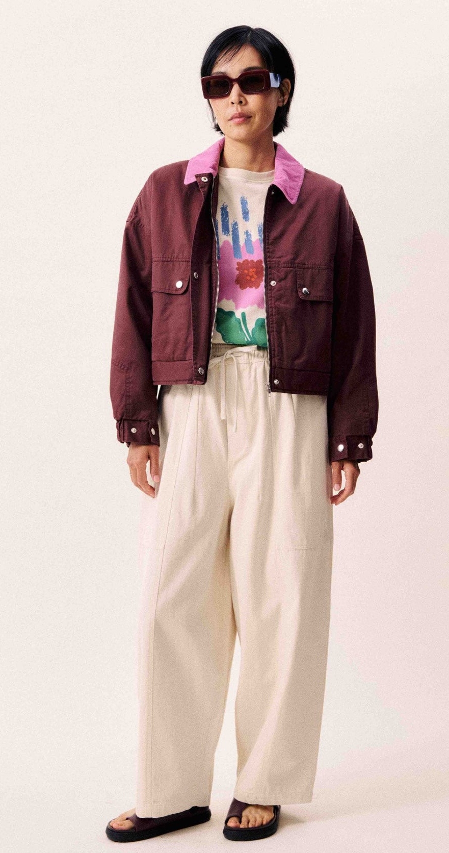 FRNCH Miraline Cream Pants