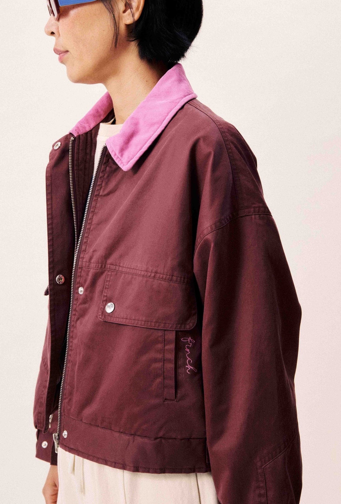 FRNCH Tigressa Jacket Bordeaux
