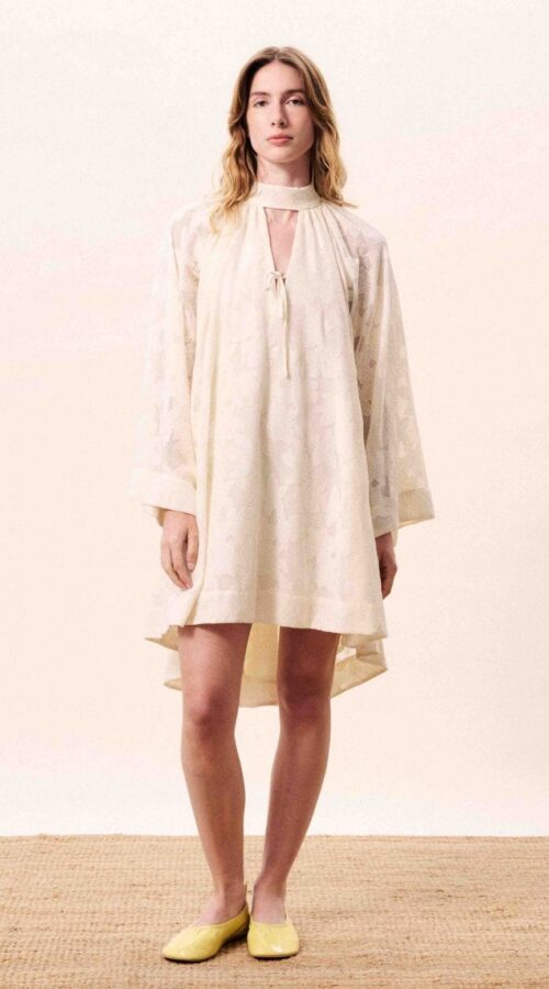 FRNCH Paraty Cream Dress
