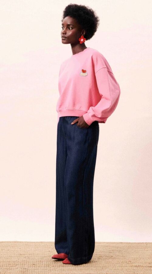 Frnch Tamise Pink Sweatshirt