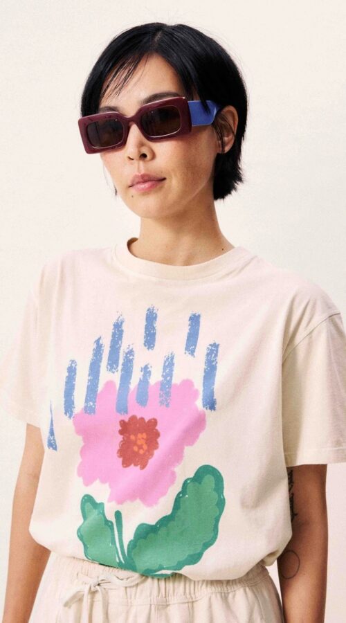 Frnch Pistia Cream T Shirt