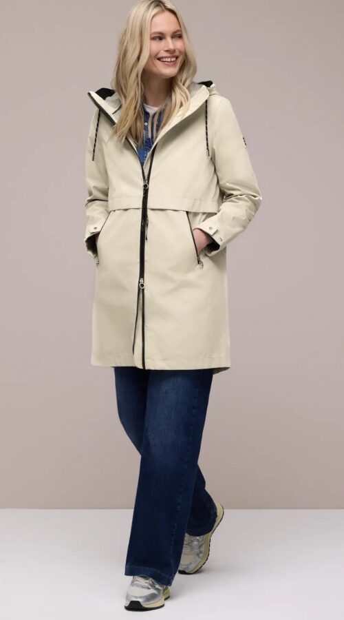 Street One Beige Parka Jacket