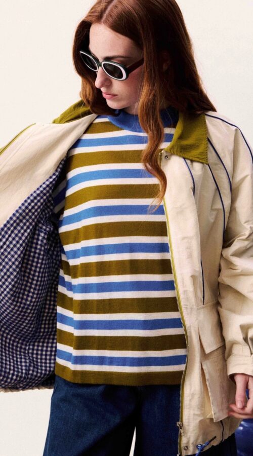 Frnch Cartagena Cream Jacket