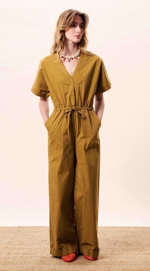 Frnch Galatee Olive Jumpsuit