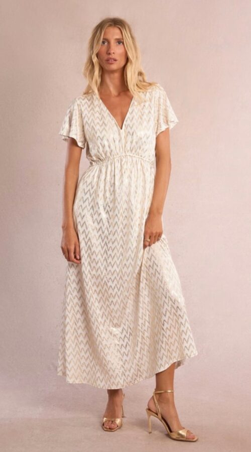 Molly Bracken Long Iridescent Dress