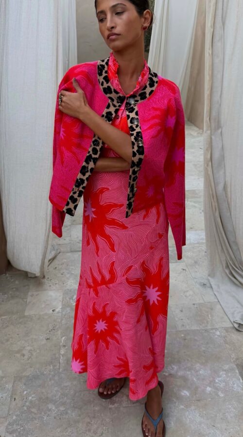 Never Fully Dressed Pink Soleil Cardigan