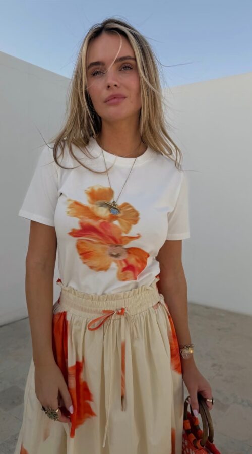 Never Fully Dressed Blurred Floral T Shirt